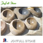 Natural stone water bowl