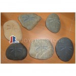 Dragonfly pebbles engraved river stone ornaments