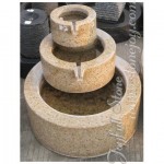 GW-135-1, Yellow granite water fountain