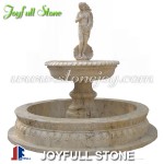 GFP-067, Statuary travertine fountain