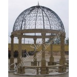 GN-581, Sandstone gazebo with iron dome