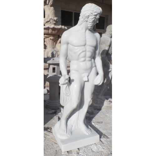 Custom Sichuan White Marble Statue Top quality musuem marble statue