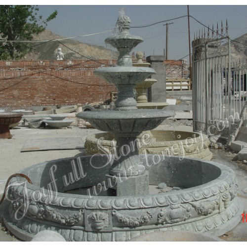 GFP-213, Custom green marble fountains