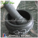 Marble material mortar and pestles