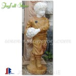 KC-754-2, Marble Modern Outdoor Football Boy Statues