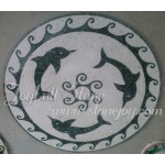 DM-130, Marble mosaic floor medallion