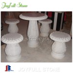 GT-417, White marble table set