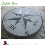 Garden decorative granite compass
