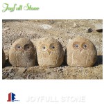 River stone owls stone gifts and crafts