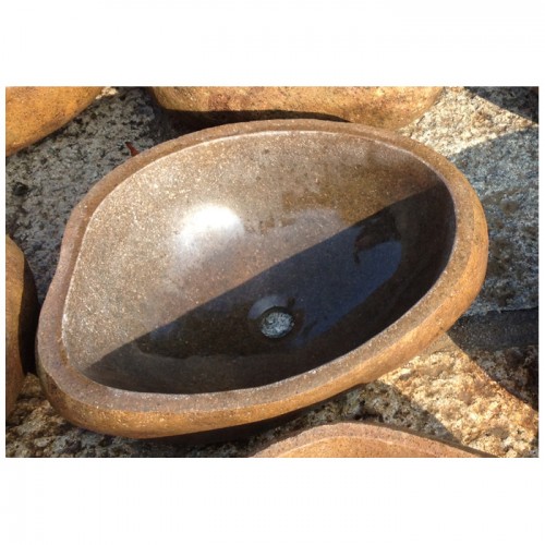 GW-101, River stone hand basins wholesale