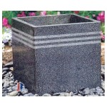 Granite square planters