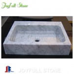 SI-606 Rectangular square white marble sinks