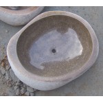 GW-101 Natural river rock stone vessel sinks