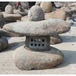 Boulder stone lanterns