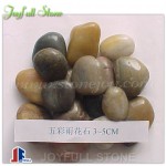 Black stone pebbles