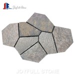 Iregular slate flagstone flooring