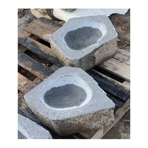 Outdoor basalt stone birdbath wholesale