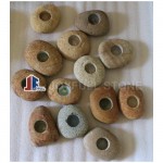 River cobble stone candle sticks wholesale