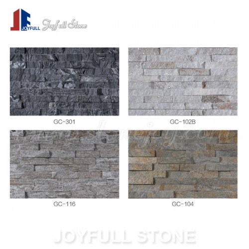 Decorative stone quartz wall cladding panel