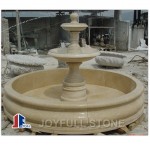 Garden Outdoor Simple modern beige marble fountain