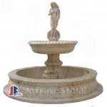 GFP-218, Polished yellow granite fountain