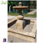 Antique stone marble water fountains
