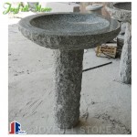 Stone bird bath for garden patio and yard