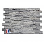 Interior grey stack stone wall panels