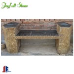 Basalt stone bench wholesale