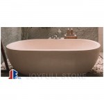 Free standing beige marble tubs for bathroom
