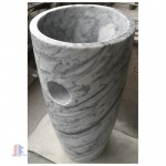 Pedestal stone basin for sale