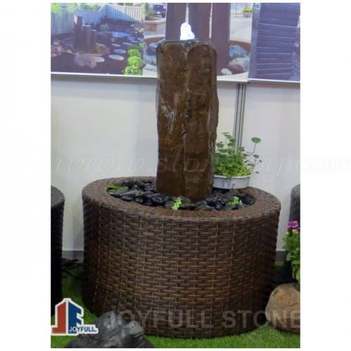 Basalt stone bench table set furnitures