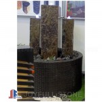 Black basalt column water fountains