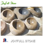 Natural stone basins river stone bowls