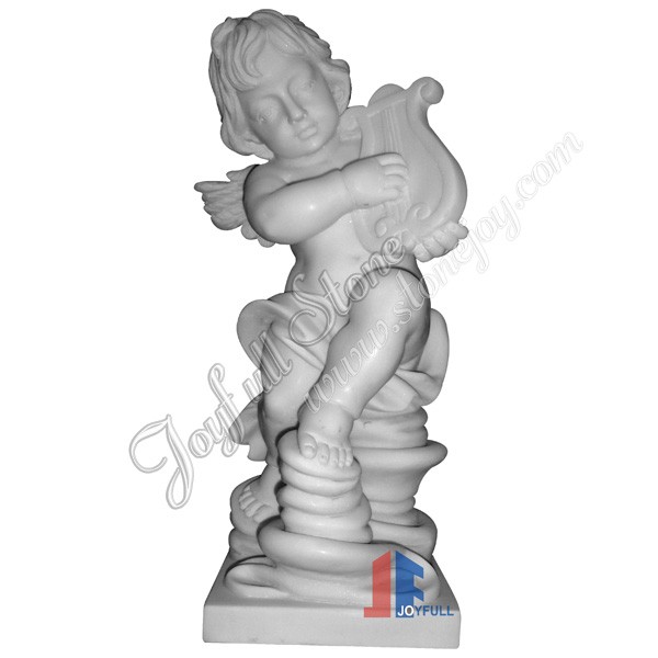 KC-004, Decorative white marble cherub angel four seasons statues