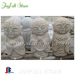 Japanese little monks stone sculpture statue