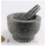 Black Stone mortar and pestle