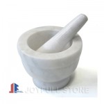 White Marble Mortar and Pestle