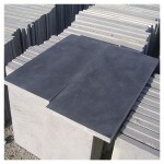 Landscaping Black basalt cubes cobbles