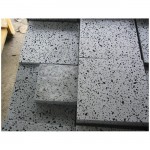 Landscaping Black basalt cubes cobbles