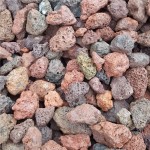 Red lava stone rocks volcanic rocks for landscaping