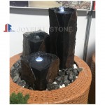 Basalt stone bench table set furnitures