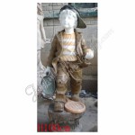 KC-716, Little Boy Stone Garden Statues