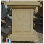 Marble pedesal for columns and pillars