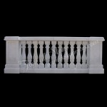 White Marble balusters and railings