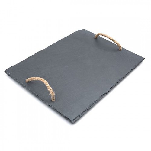 Slate and wood cheese board slate plates