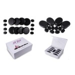 Hot stone massage set 16 pieces basalt energy stone