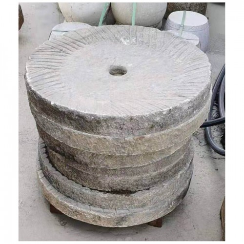 Antique granite millstones old millstones