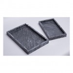 Decorative Rectangular Marble Bathroom Tray Design for hotel