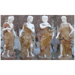 KLB-032, Female Garden Statues Marble Four Seasons